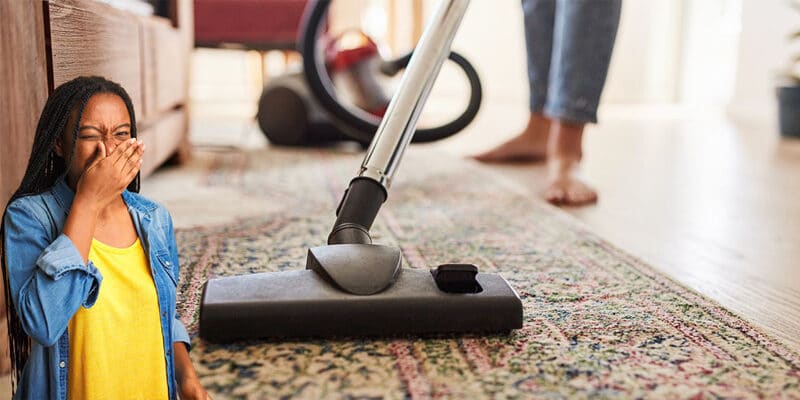 Reasons why bad smell occurs in vacuum