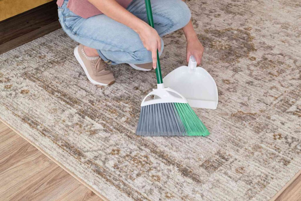 Tips to clean carpet without a vacuum cleaner