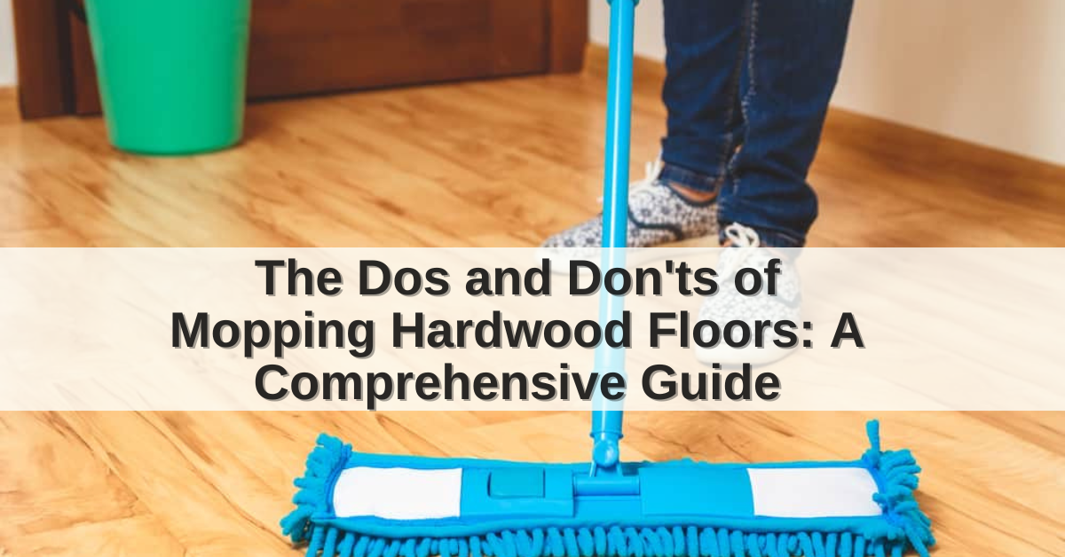 Can You Mop Hardwood Floors With Water