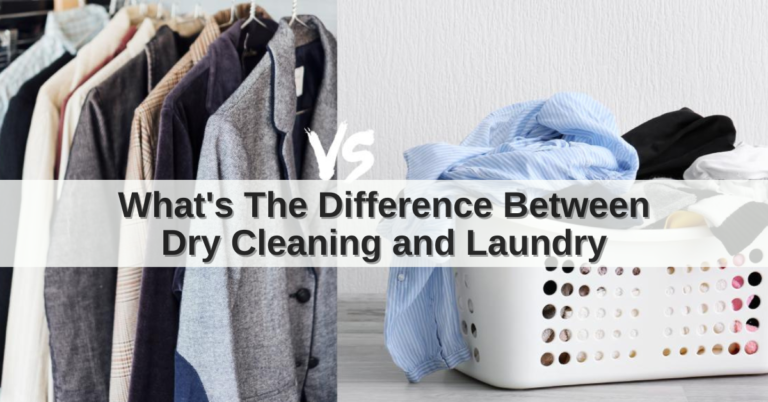 what's the difference between dry cleaning and laundry