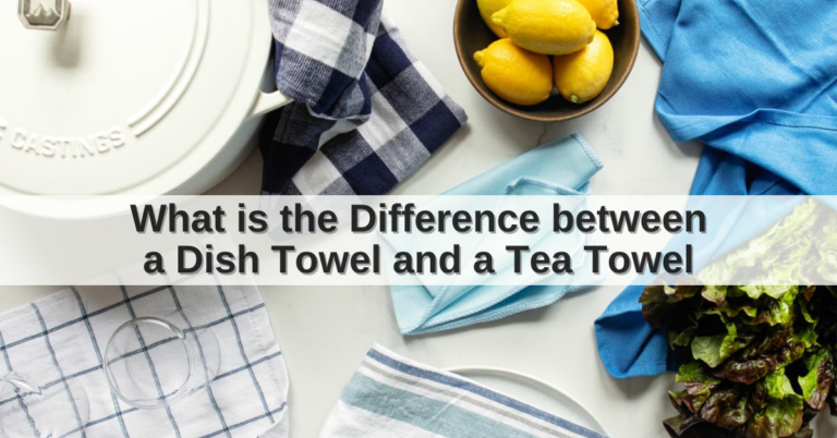 what is the difference between a dish towel and a tea towel