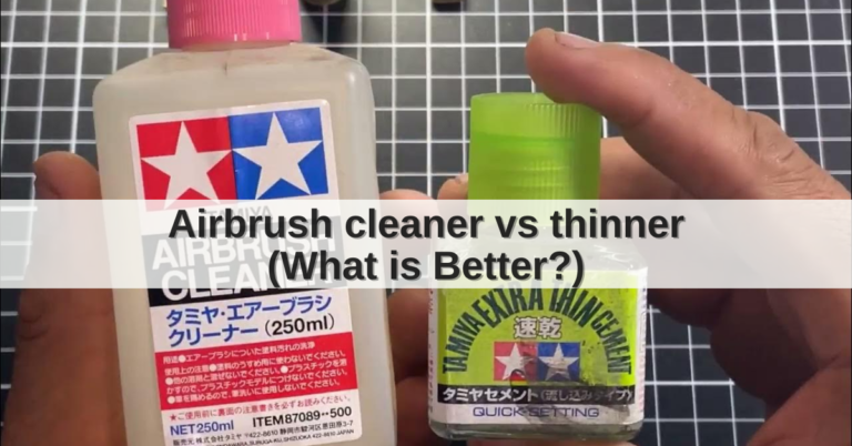 airbrush cleaner vs thinner