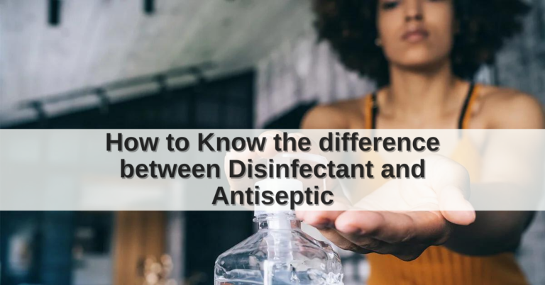 difference between disinfectant and antiseptic