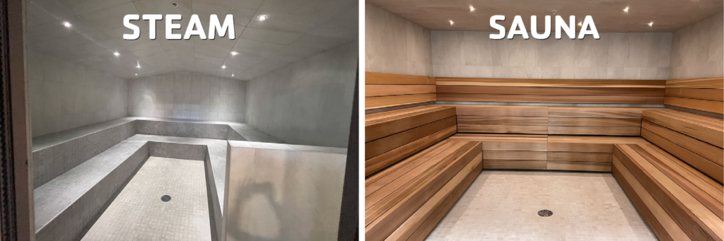 Exploring the Difference Between Steam and Sauna Room