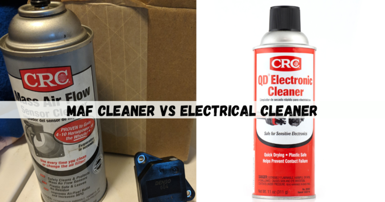 Maf Cleaner vs Electrical cleaner