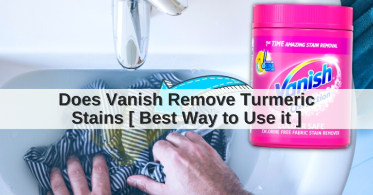 does vanish remove turmeric stains