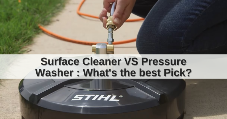 surface cleaner vs pressure washer