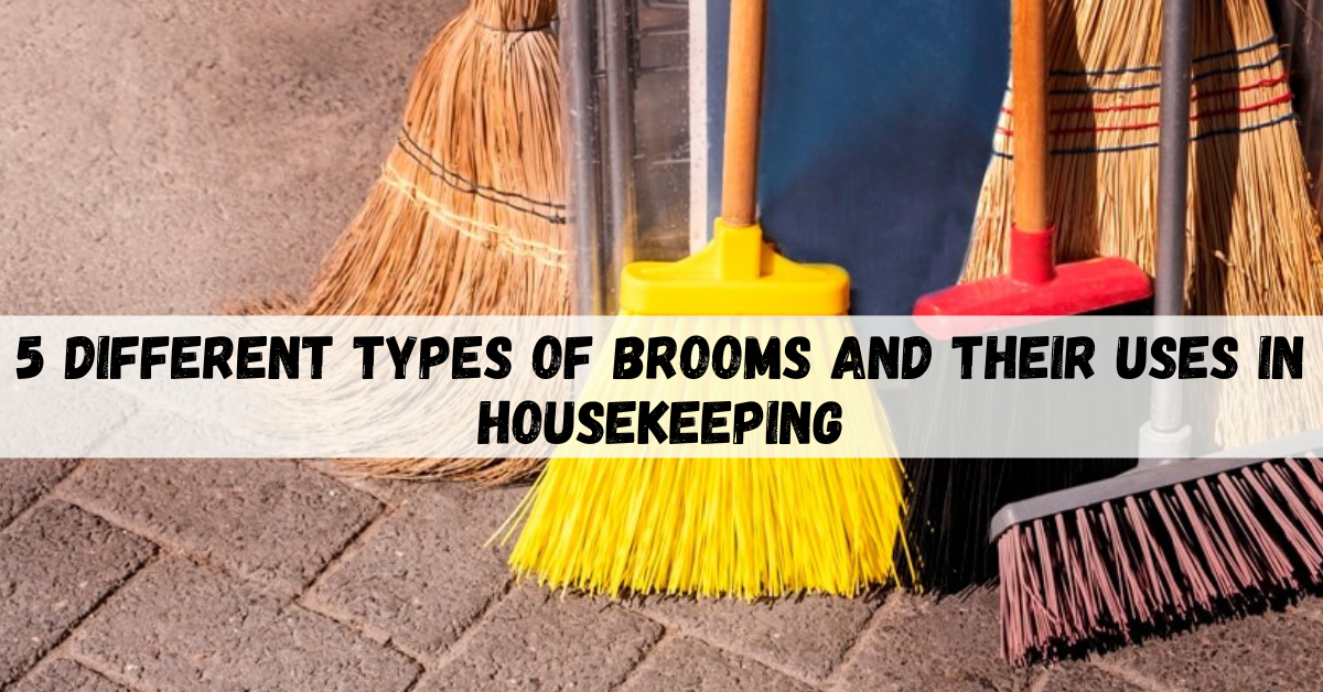5 Different Types Of Brooms And Their Uses In Housekeeping AKFKZE