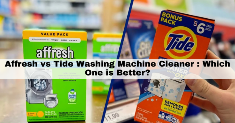 Affresh vs tide washing machine cleaner