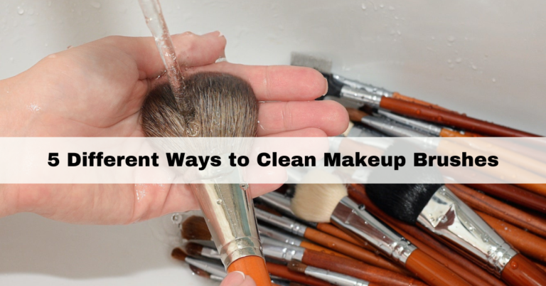 Different ways to clean makeup brushes