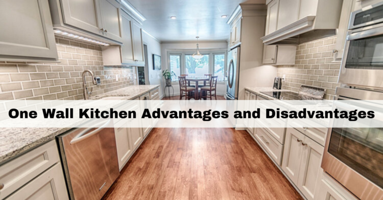 One Wall Kitchen Advantages and Disadvantages